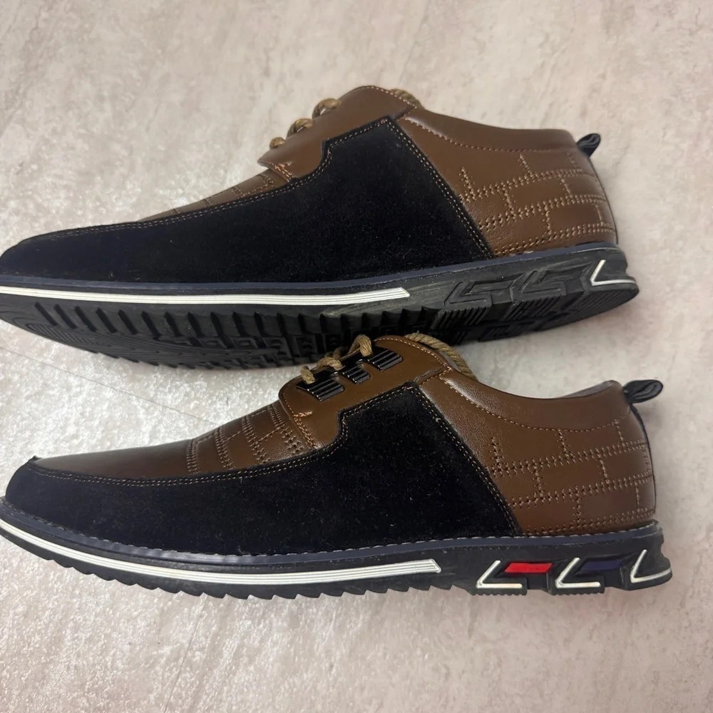 Gatsby shoes Oxford Derby Orthopedic leather shoes size 9